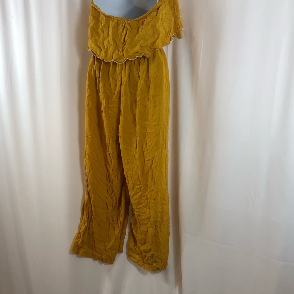 Flying Tomato Rayon ruffle neckline halter jumpsuit S - Picture 6 of 14